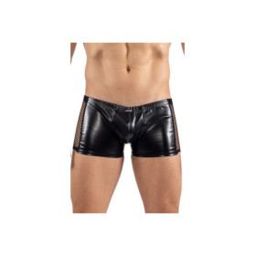 Boxer noir Black Desire en simili cuir 